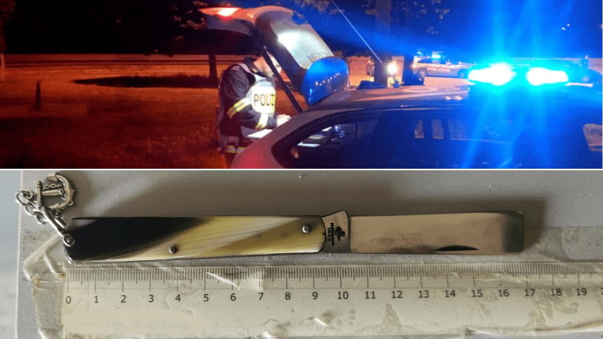 Pregiudicato girava in auto con coltello di 17 centimetri (I DETTAGLI) - 
