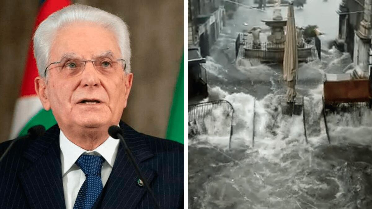 Maltempo, il presidente Mattarella telefona al sindaco Pogliese per esprimere solidarietà e vicinanza - 