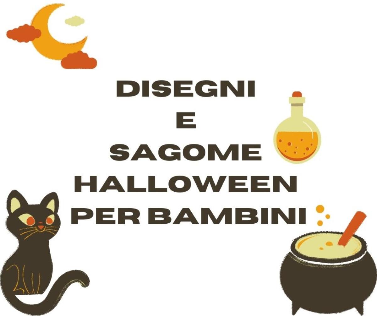 Disegni e sagome Halloween per bambini - 