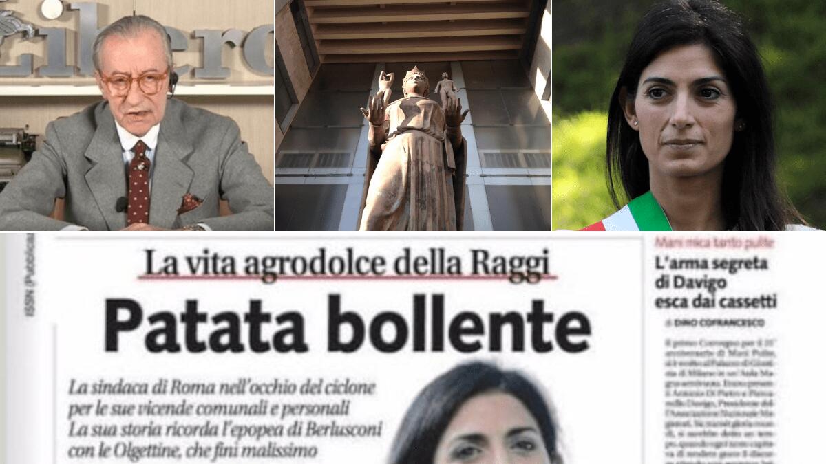 Definì Virginia Raggi “patata bollente”, Tribunale Catania condanna per diffamazione Vittorio Feltri (I FATTI) - 