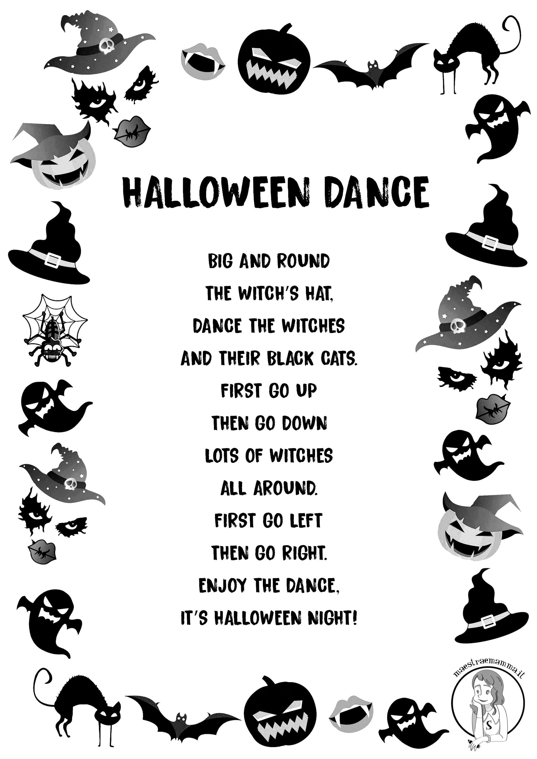 halloween dance Halloween - Scary Rhymes (poesie in inglese) aghost story scary rhymes poems for kids