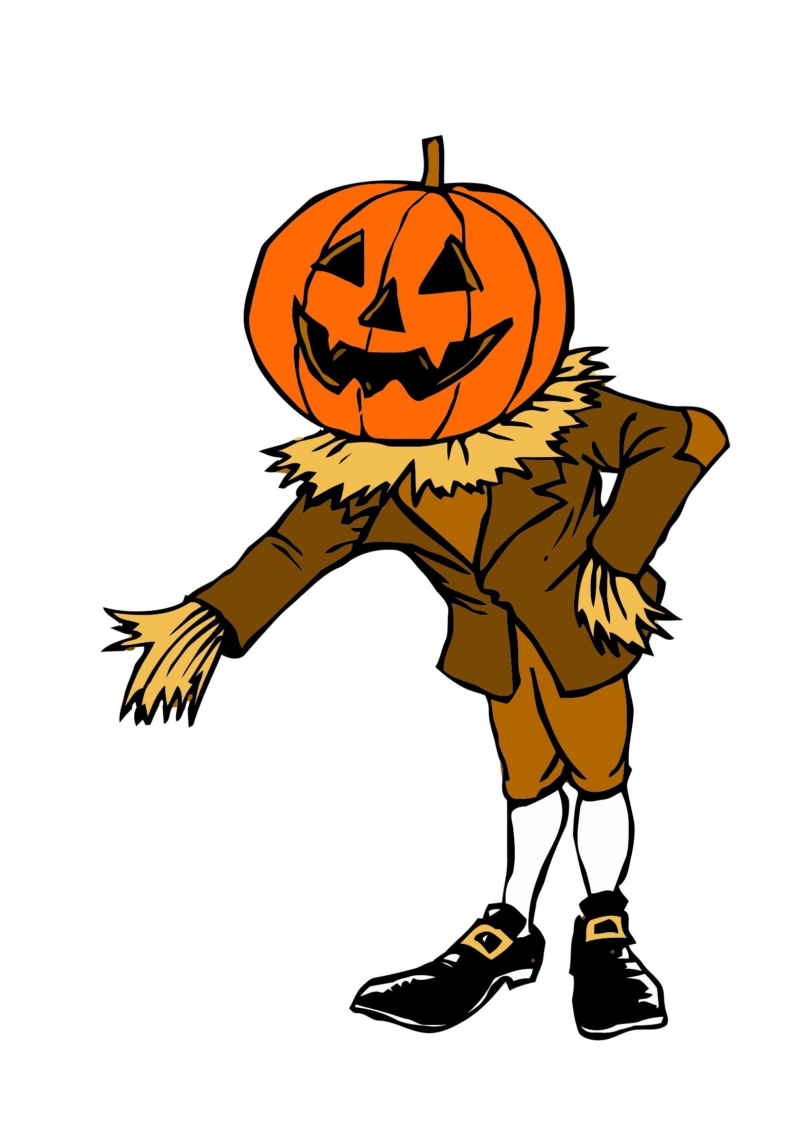jack lanterna Disegni e sagome Halloween per bambini