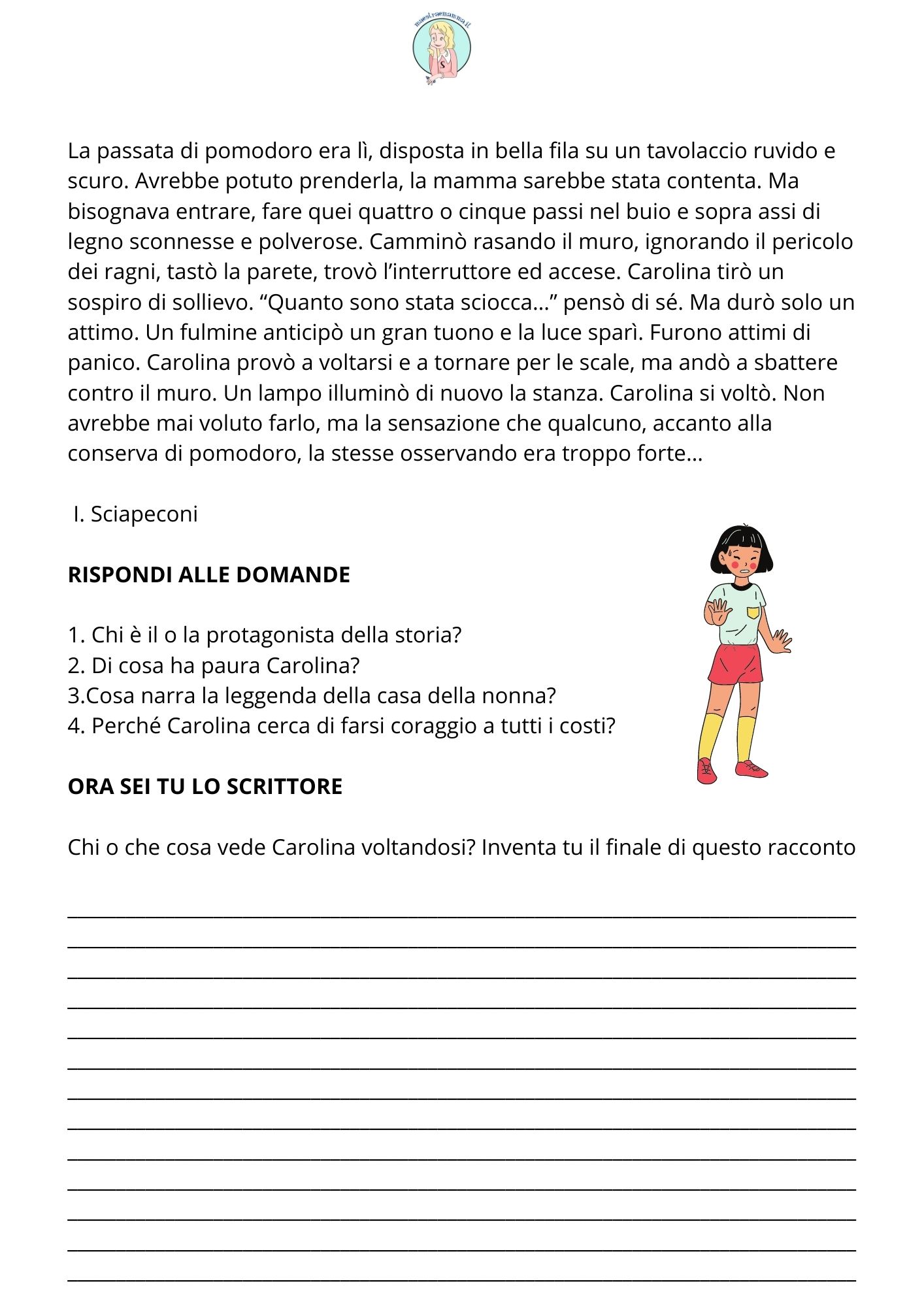 Il fantasma della soffitta - racconto fantastico classi quarte e quinte