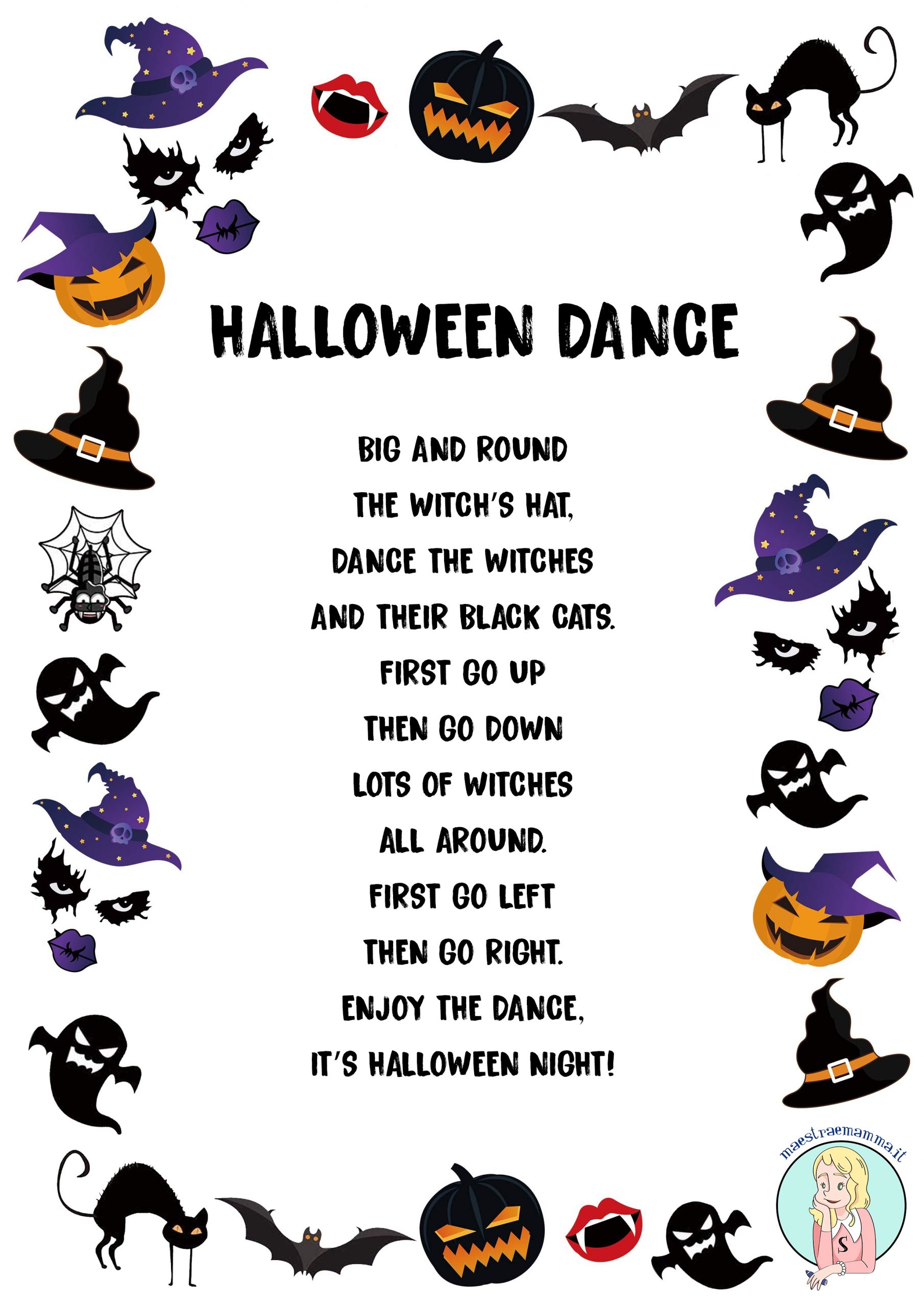 halloween dance Halloween - Scary Rhymes (poesie in inglese) aghost story scary rhymes poems for kids