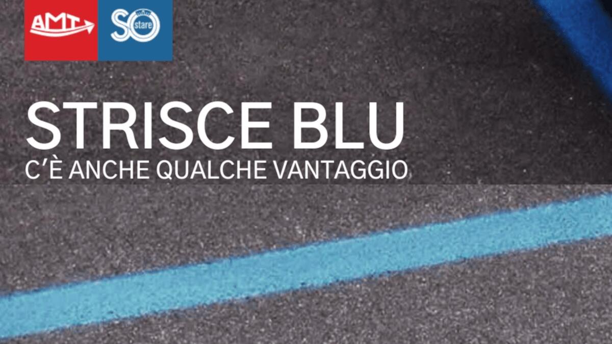 Strisce blu, Amts: «Considerate un “fastidio”. Se vi dicessimo che rappresentano un vantaggio per voi?» - 