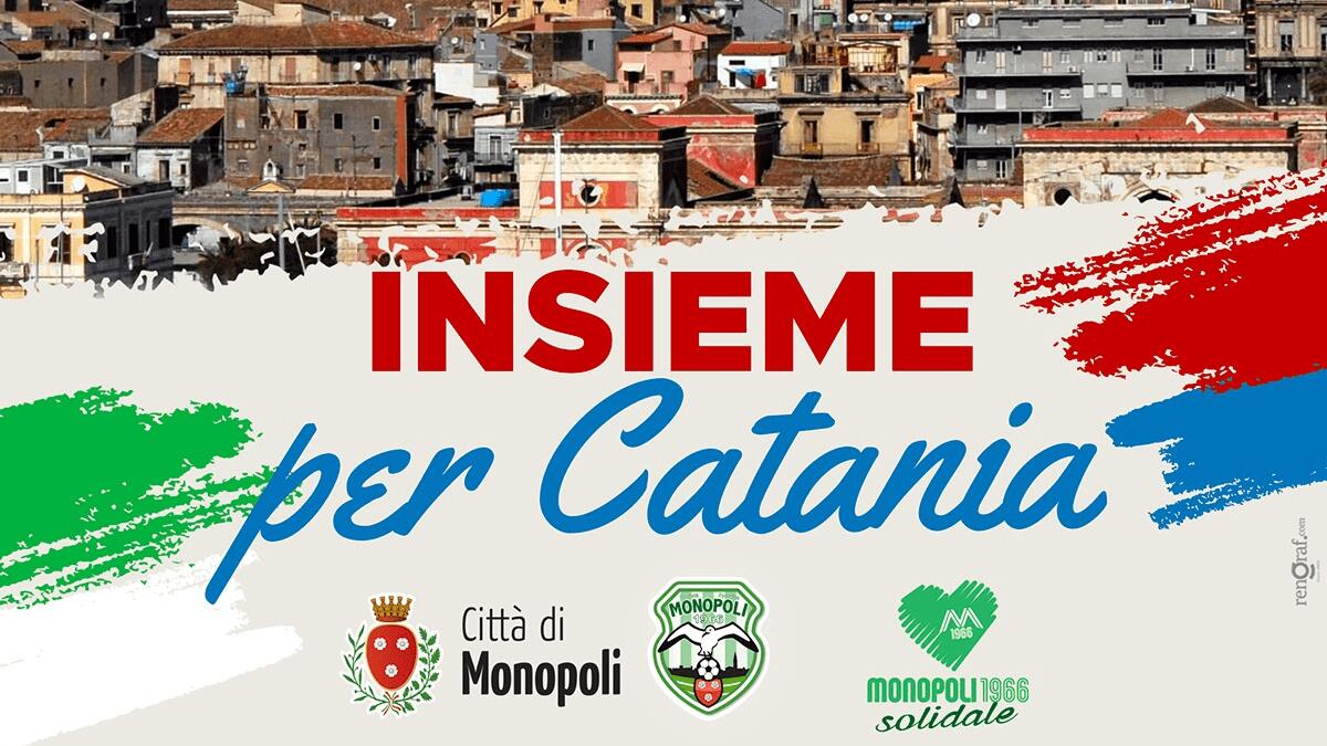 La S.S. Monopoli crea una raccolta fondi per il popolo etneo: “Insieme per Catania” - 