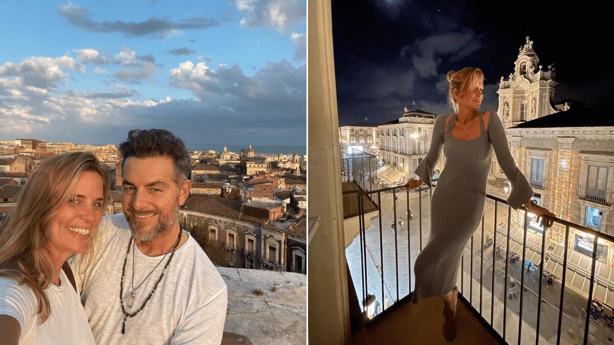 Filippa Lagerbäck e Daniele Bossari in città elogiando Catania: «Turisti per caso» (FOTO) - 