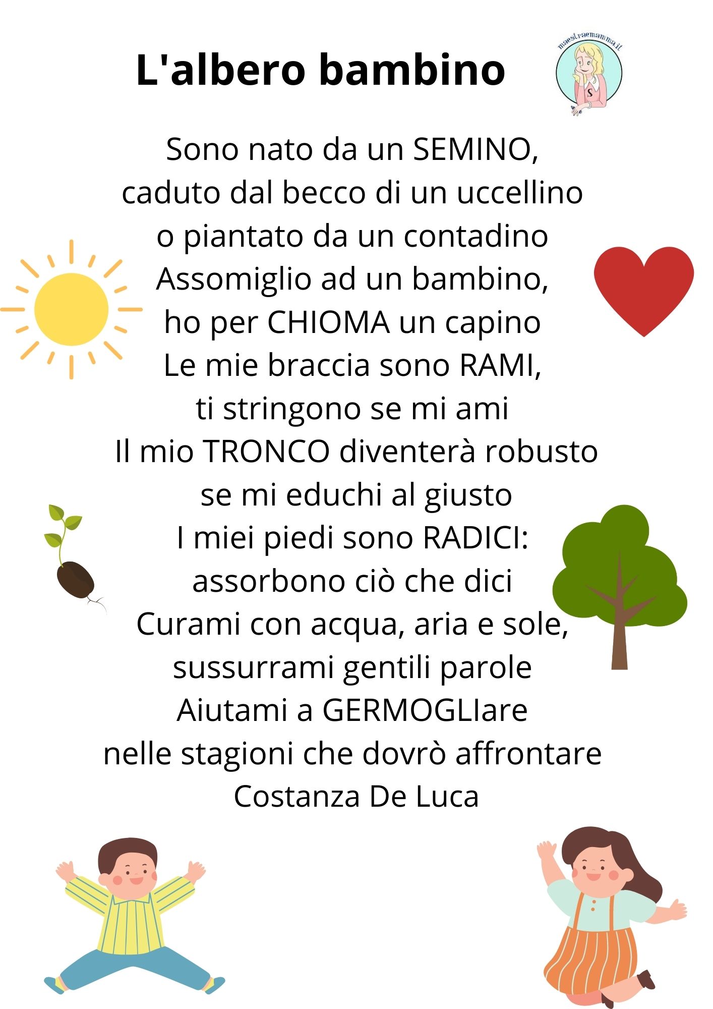 festa degli alberi albero bambino costanza de luca