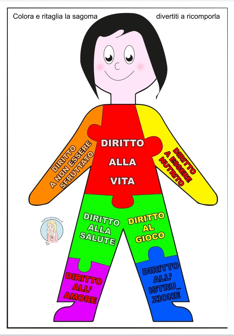 I Diritti dei Bambini 20 novembre – Giornata mondiale dei diritti dell’infanzia - attività didattica da svolgere in classe anche con gli alunni più piccoli