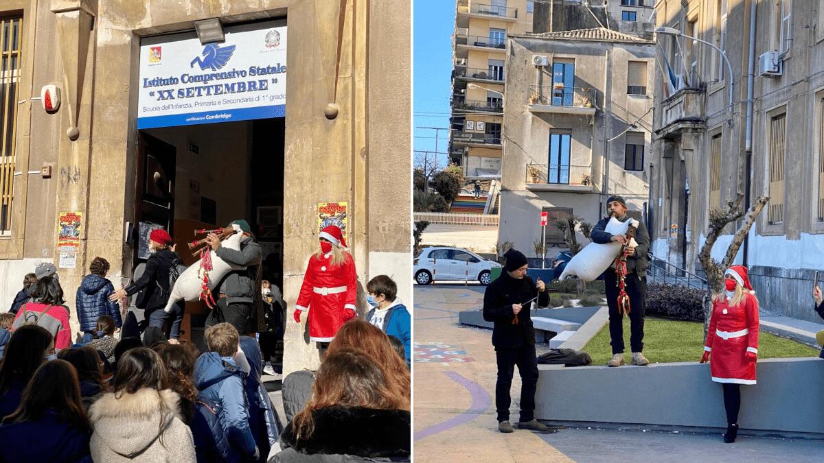 Il Natale nel III municipio è augurato alle scolaresche con gli zampognari - 