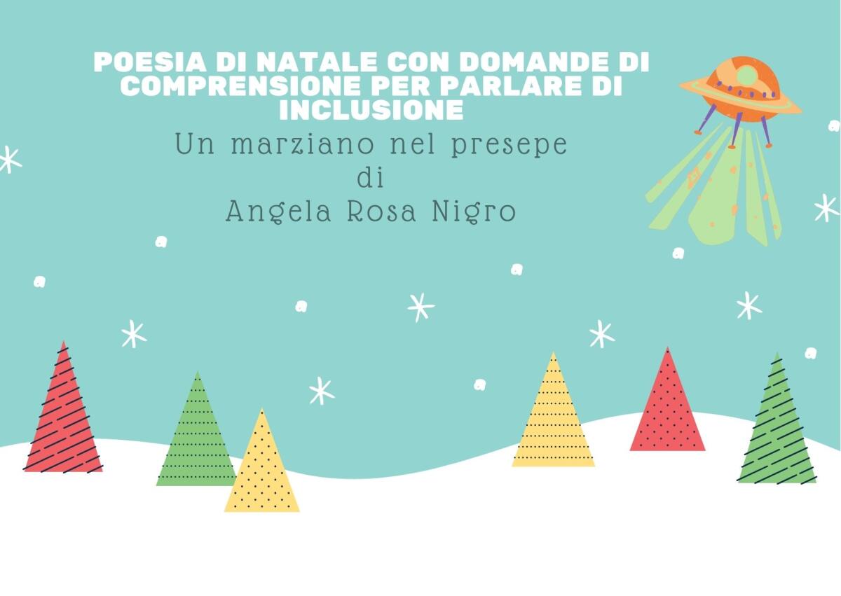 Poesia di Natale con domande di comprensione per parlare di inclusione - 