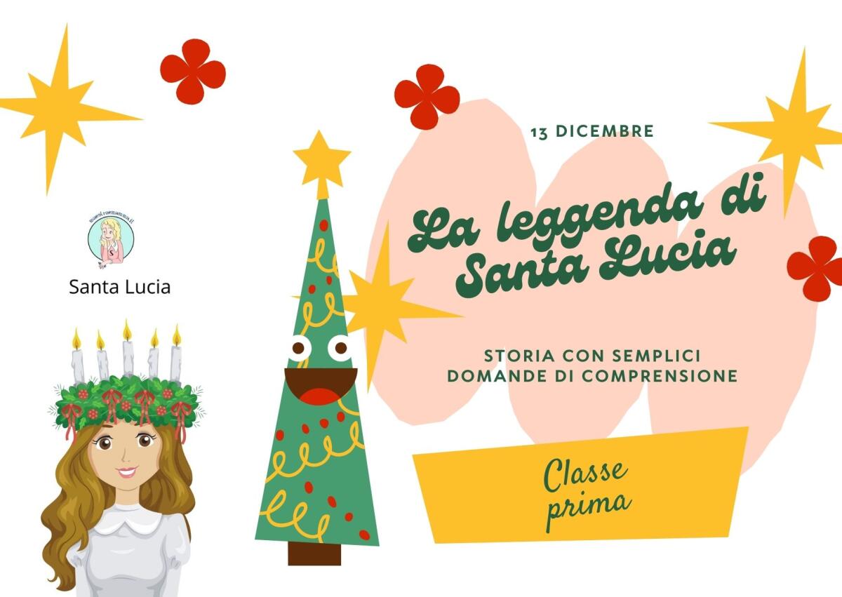La leggenda di Santa Lucia - scheda didattica - 