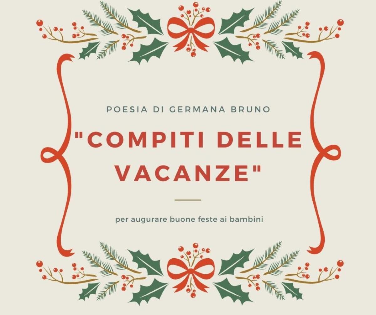 Poesia "Compiti delle vacanze" per augurare buone feste ai bambini - 