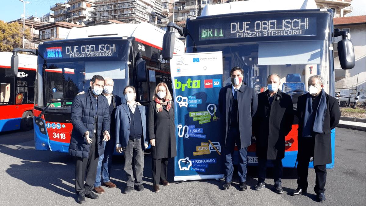 Brt 1 avviato in presenza del Sindaco Pogliese: promessi 20 minuti per giungere al centro storico - 