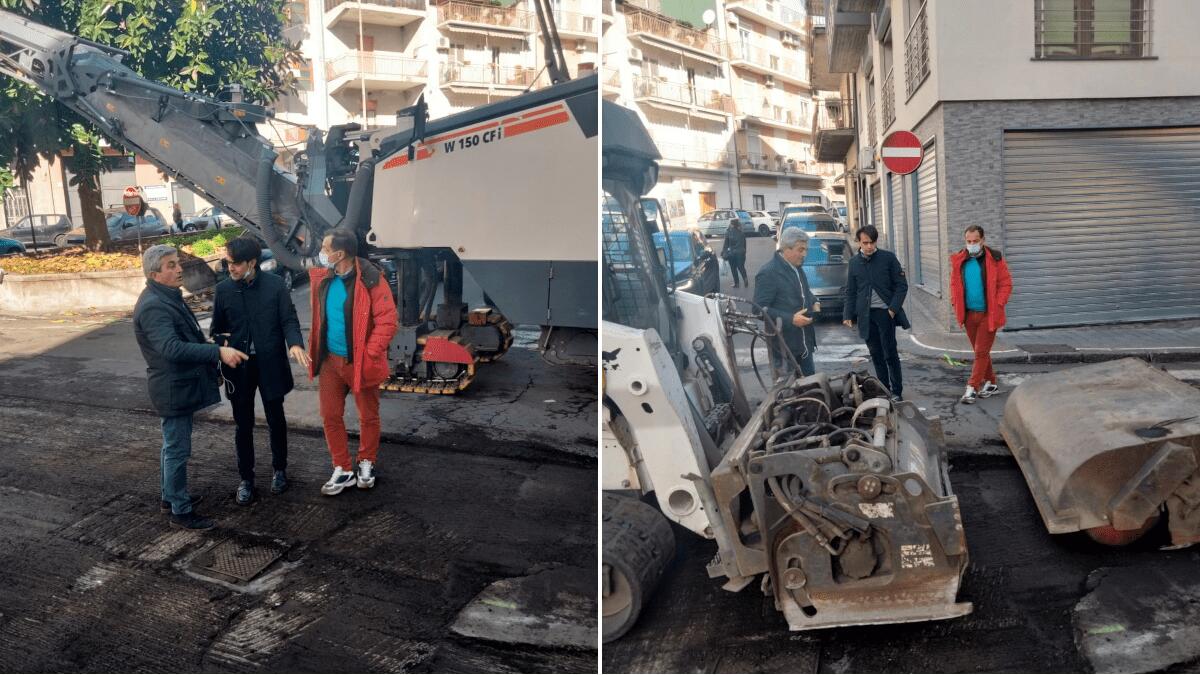 Avviati i lavori di risagomature dell’asfalto in diverse strade - 