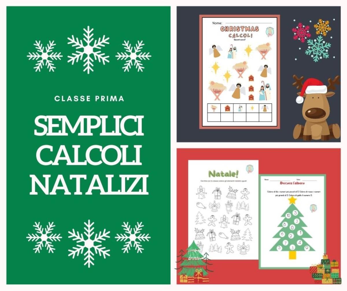 Semplici calcoli natalizi - classe prima - 