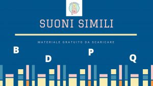 PDF da stampare suoni simili b d p q