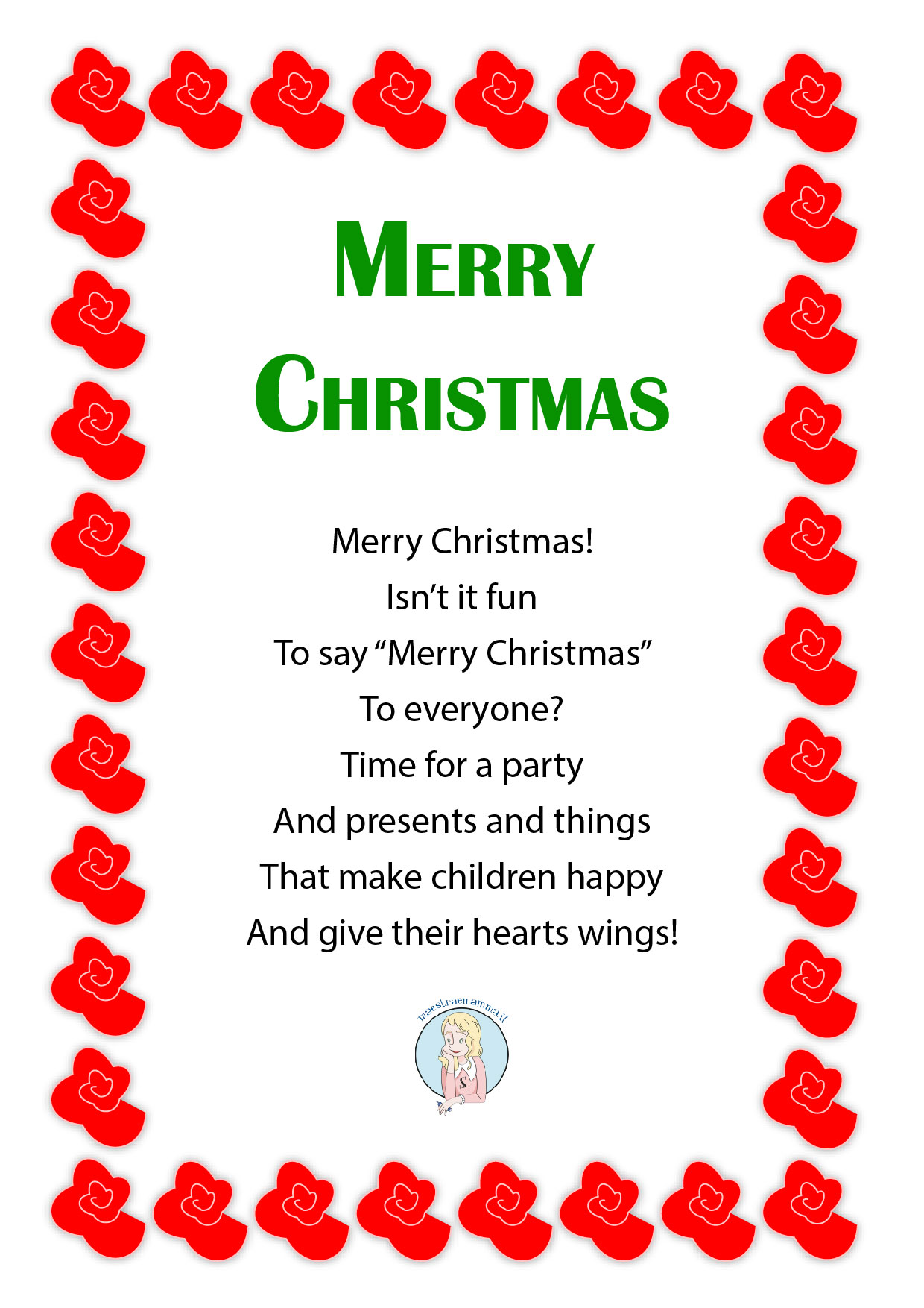 merry christmas Best Christmas Poems for Kids