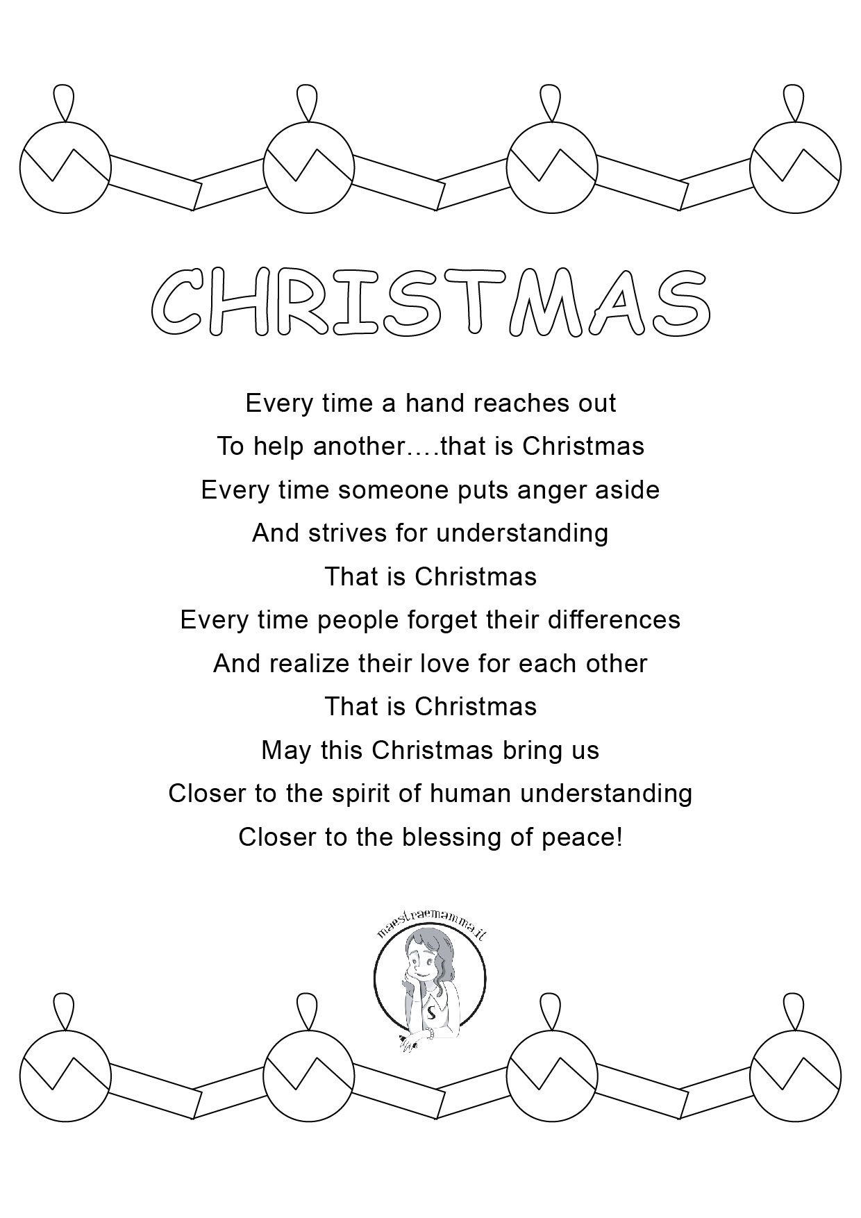 Poesia Natale inglese christmas Poesia Natale inglese the joy of giving -Christmas Poems for Kid