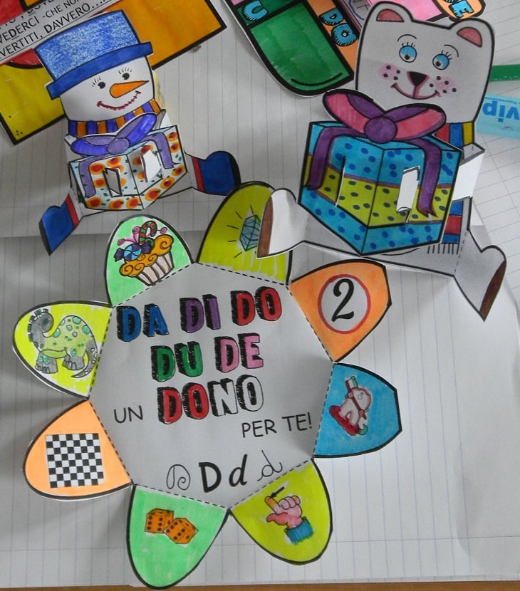 da de di do du attività didattica scheda alunni scuola primaria attività sul quaderno lettera consonante d da de di do du