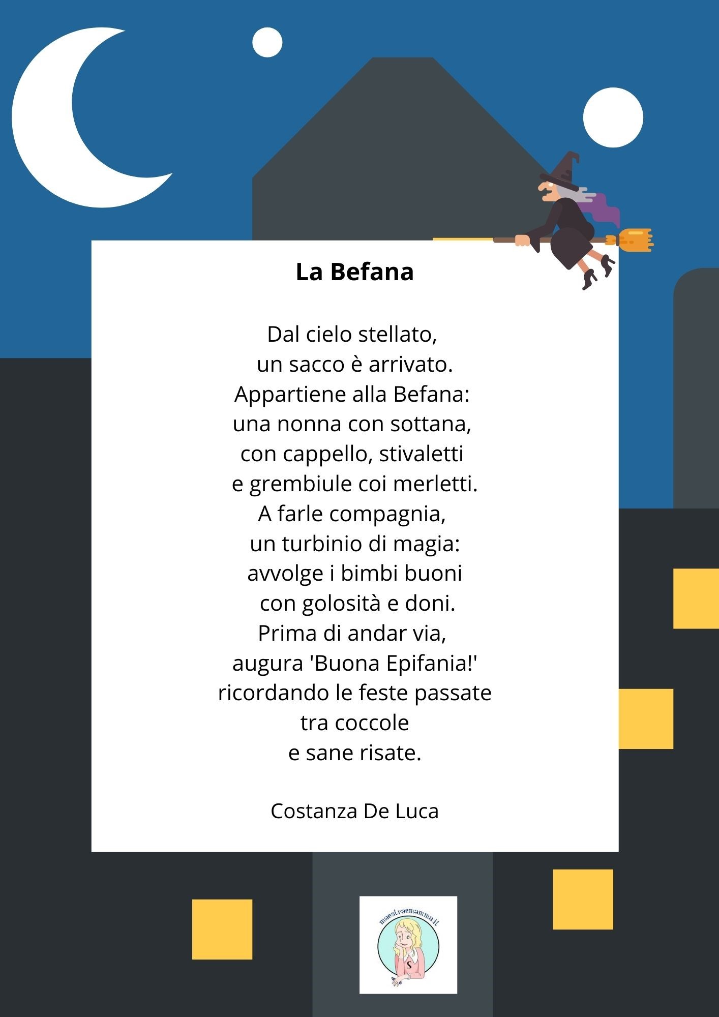 la befana poesia