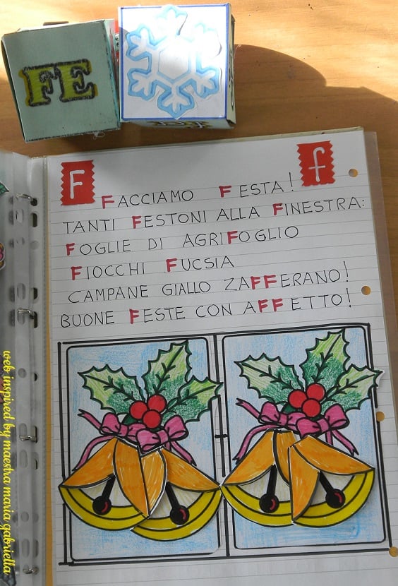Schede didattiche lettera F classe prima