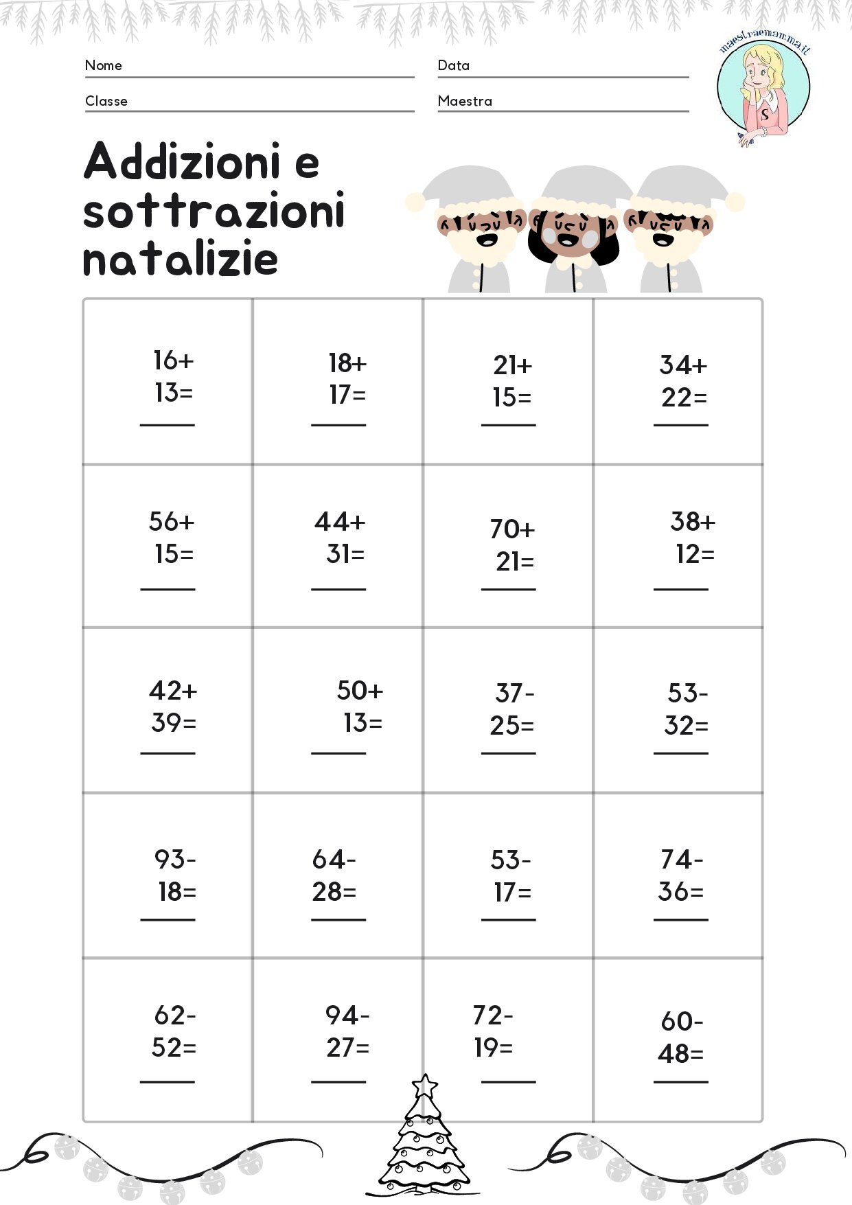 operazioni in colonna