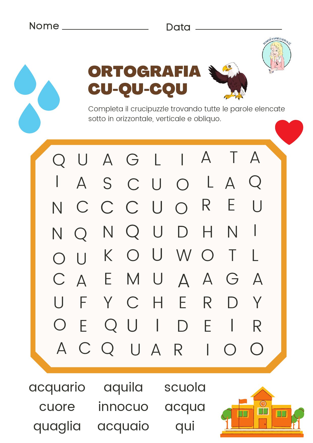 PDF crucipuzzle parole capricciose qu cu cqu