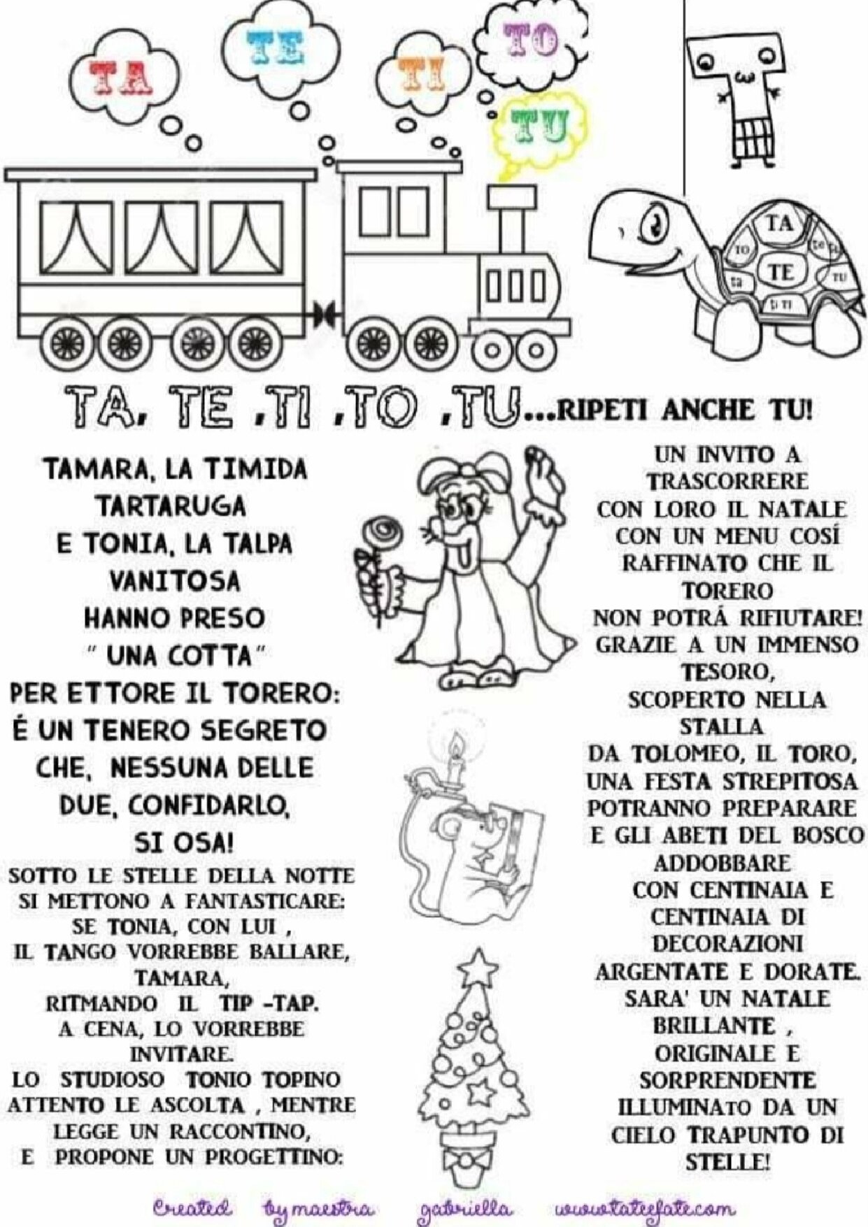 PDF PER SCARICARE LE FILASTROCCHE