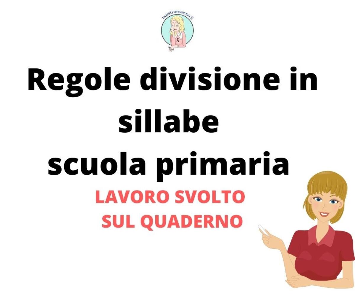 La divisione in sillabe - 