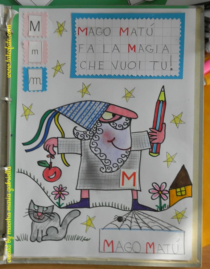 consonante lettera M ma mo mu mi mago ma tu