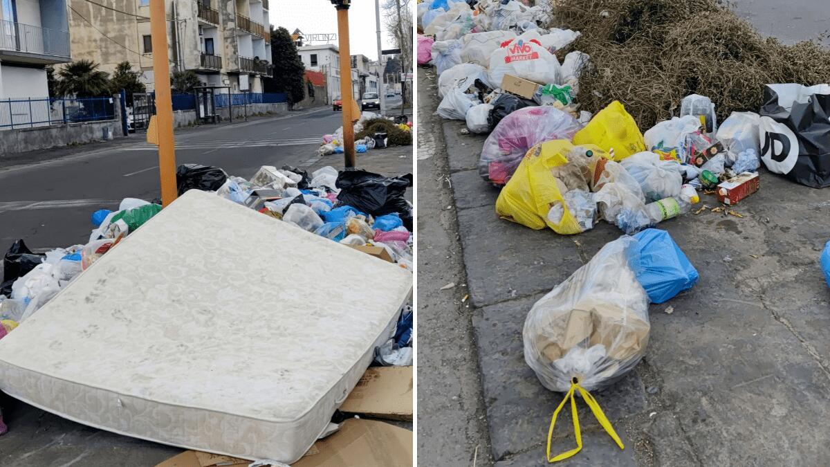 Discariche sul marciapiedi e cantiere aperto, i disagi con cui convive via Acquicella Porto - 