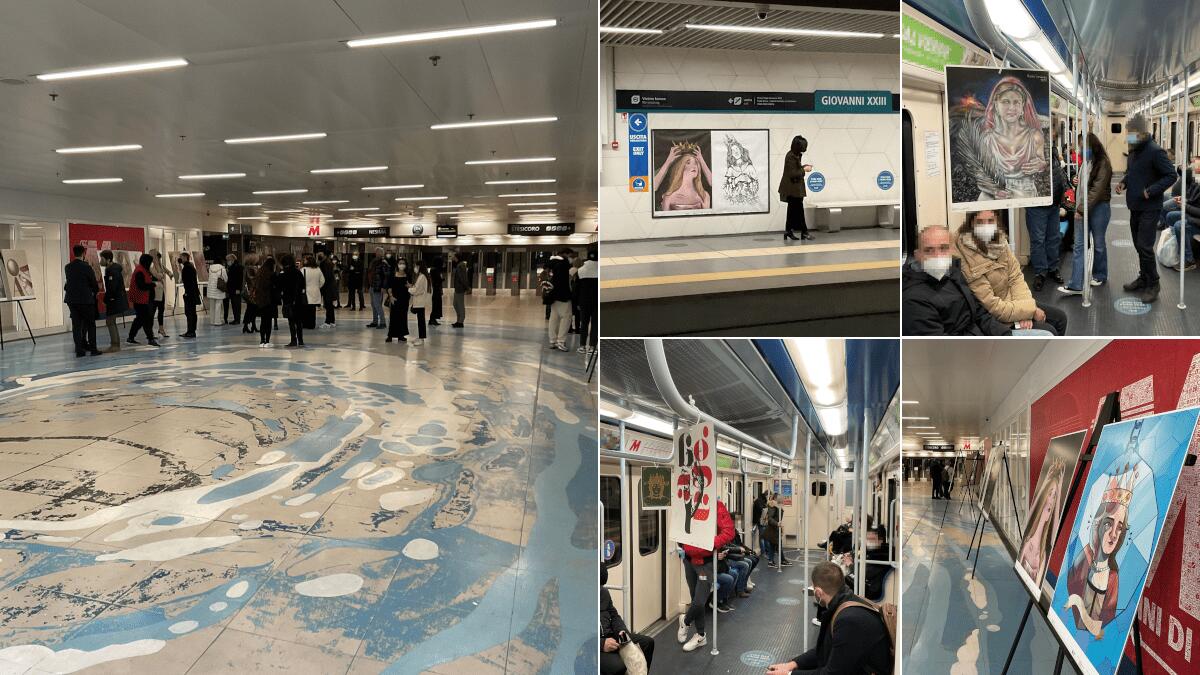 La Festa di Sant’Agata giunge nella metropolitana con la mostra dedicata alla Patrona (LE FOTO) - 