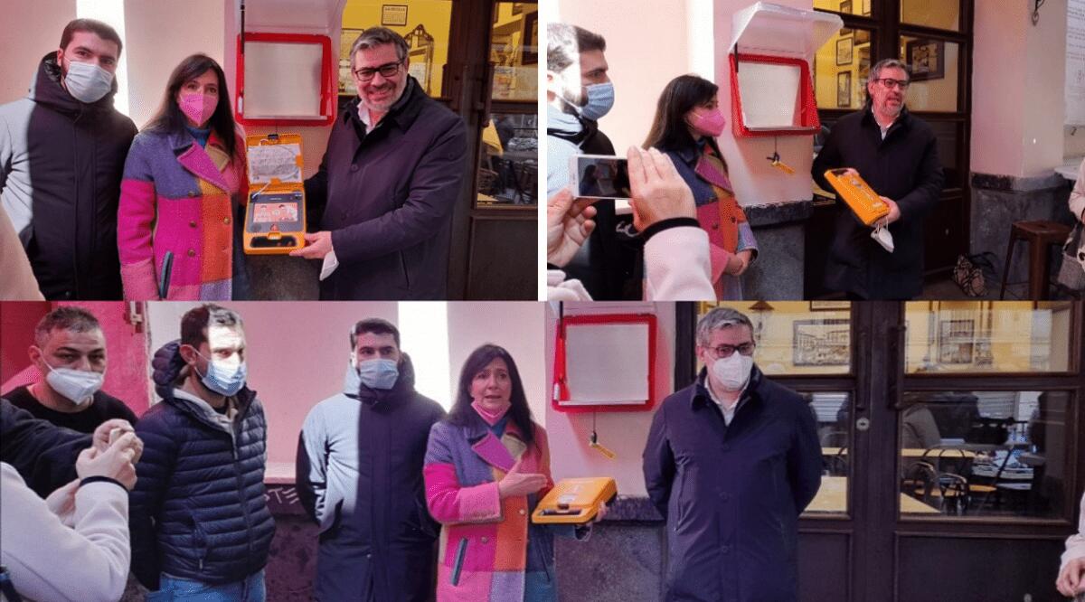 Installato in Pescheria il primo di 11 defibrillatori destinati ai municipi - 