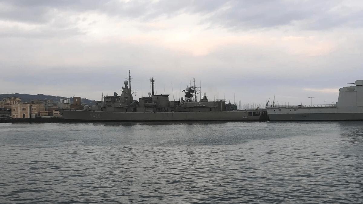 Navi militari in “visita” al porto di Catania: fregate missilistiche classe Elli e la Carlo Margottini - 