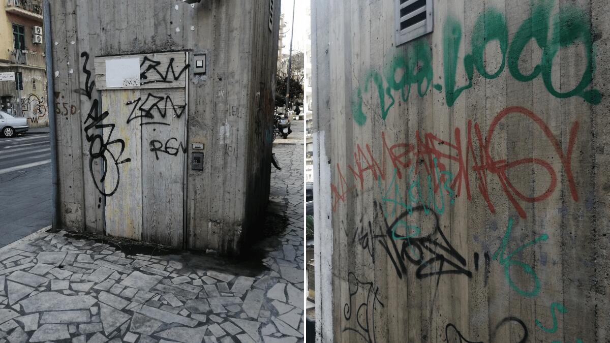 Colonne metro imbrattate, per presidente municipio il recupero dovrebbe ricadere sugli imprenditori - 
