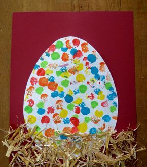 pasqua lavoretto uova bambini piccoli asilo nido
