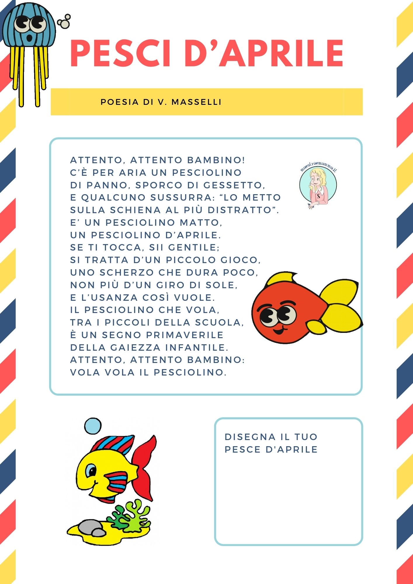 poesia pesce d'aprile