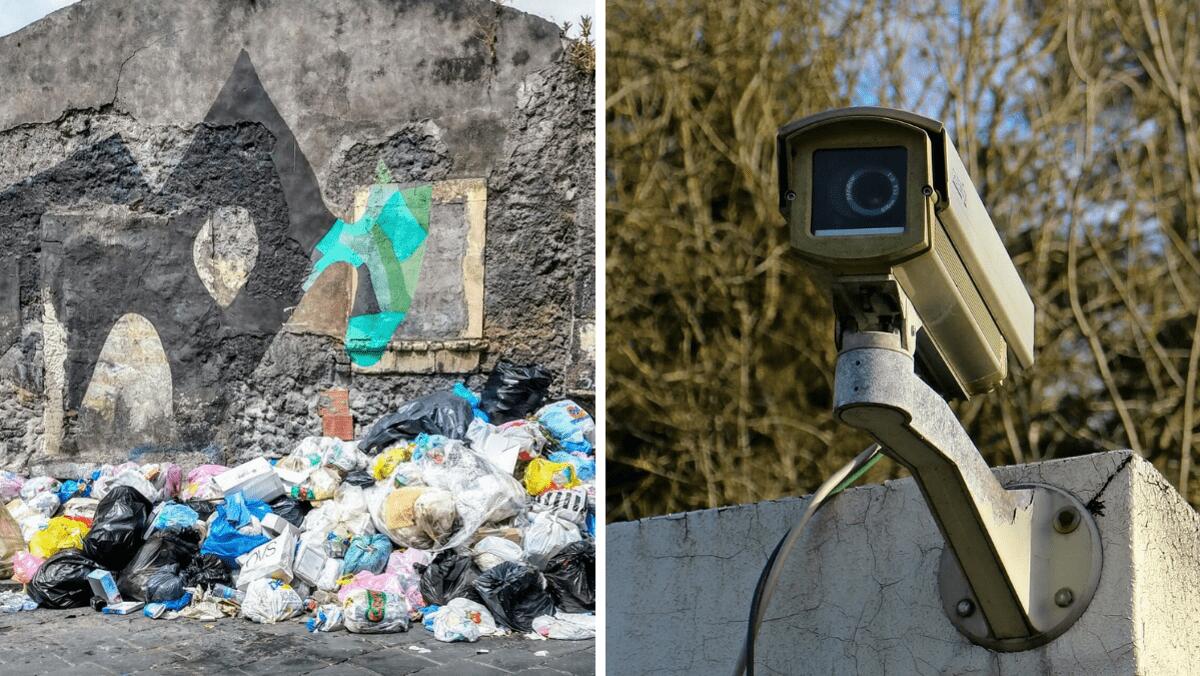 Strade catanesi trasformate in discariche: arrivano le telecamere di sicurezza - 