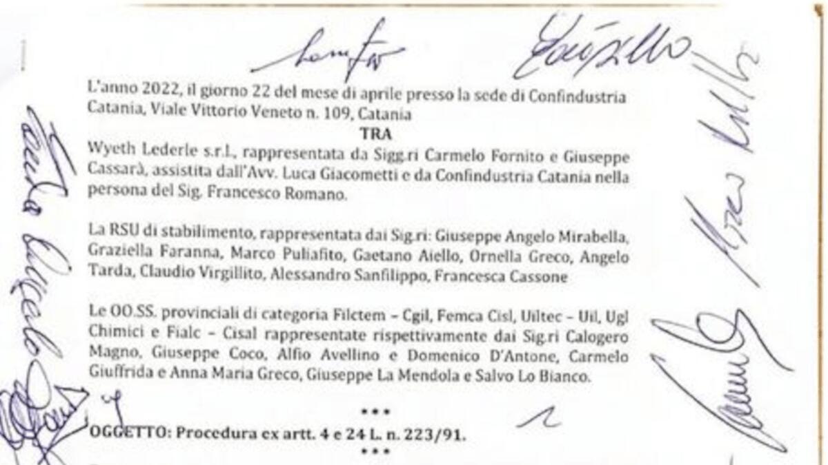 Raggiunta l’intesa per evitare i licenziamenti preannunciati dalla vertenza Pfizer (I DETTAGLI) - 