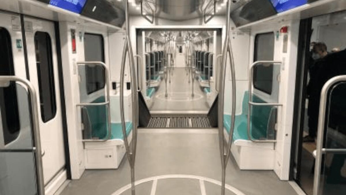 Viaggio inaugurale per il primo dei dieci nuovi treni della metropolitana di Catania - 