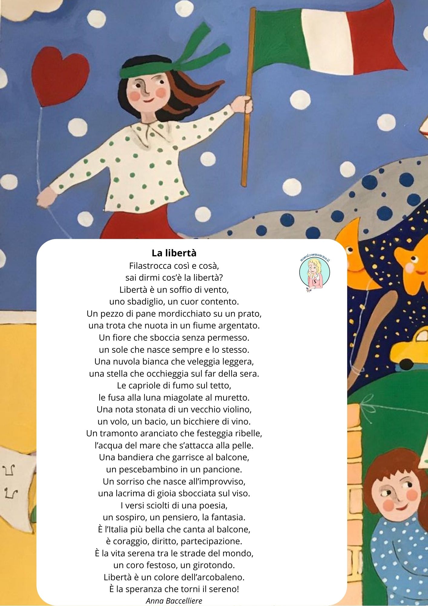 Filastrocca per il 25 Aprile - Festa della Liberazione - di Anna Baccelliere