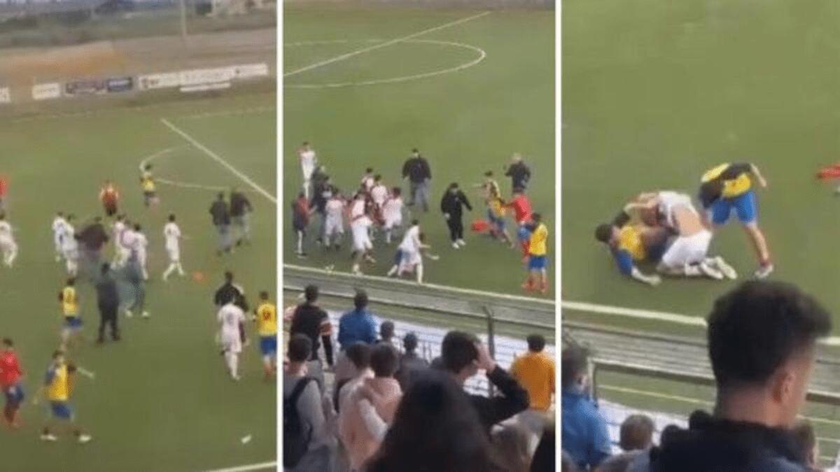 Scontri violenti in semifinale calcistica Under 17 nel catanese, presidente Lnd chiede DASPO - 
