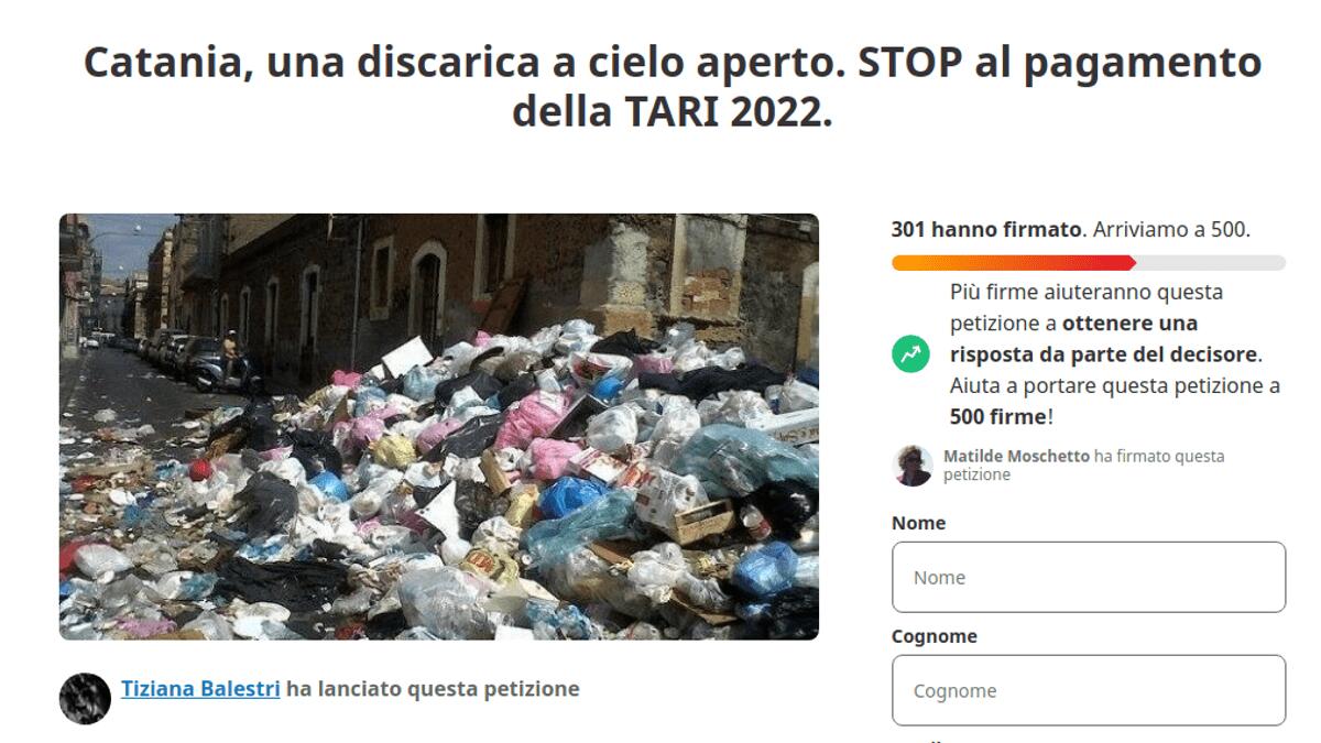 Rifiuti, lanciata petizione per lo "STOP al pagamento della TARI 2022" (I DETTAGLI) - 