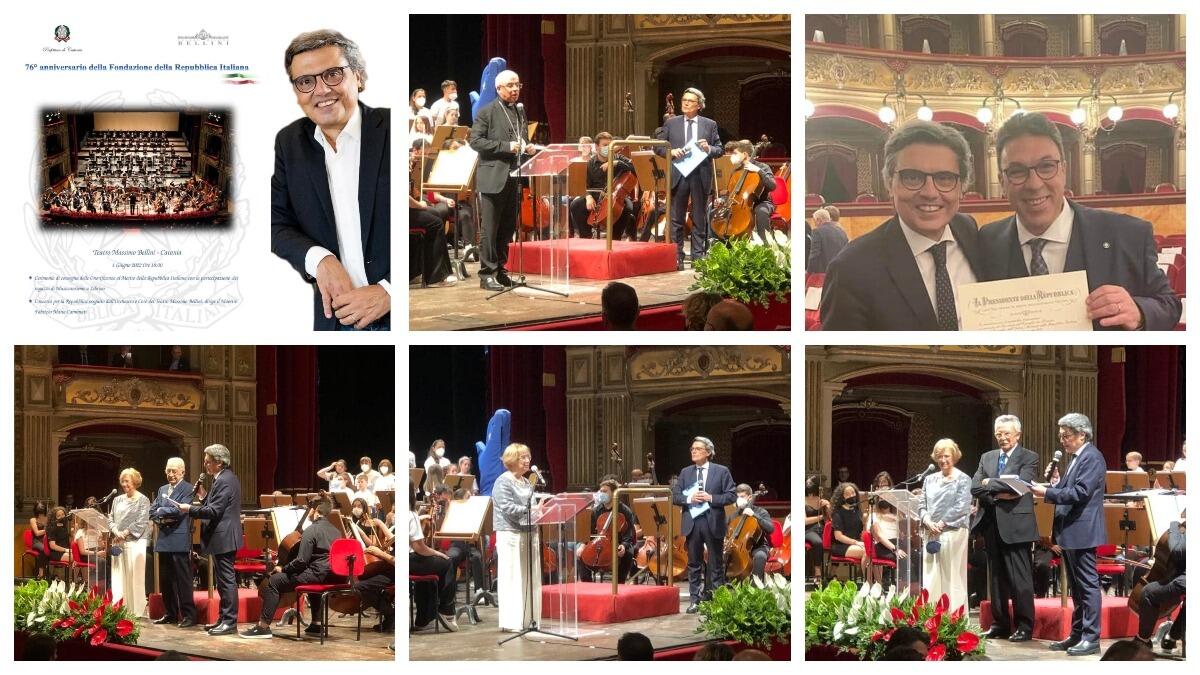 Festa della Repubblica a Catania, grande successo per la manifestazione al Teatro Bellini - 