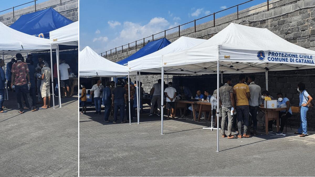 Sbarco 278 migranti al Porto di Catania con nave Dattilo della Guardia Costiera (I DETTAGLI) - 