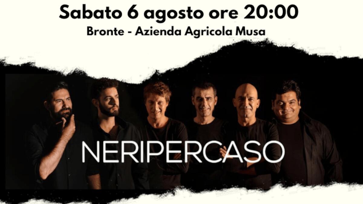 I Neri per Caso si esibiranno all’Etnamusa Festival: degustazione culinaria e musica a Bronte - 