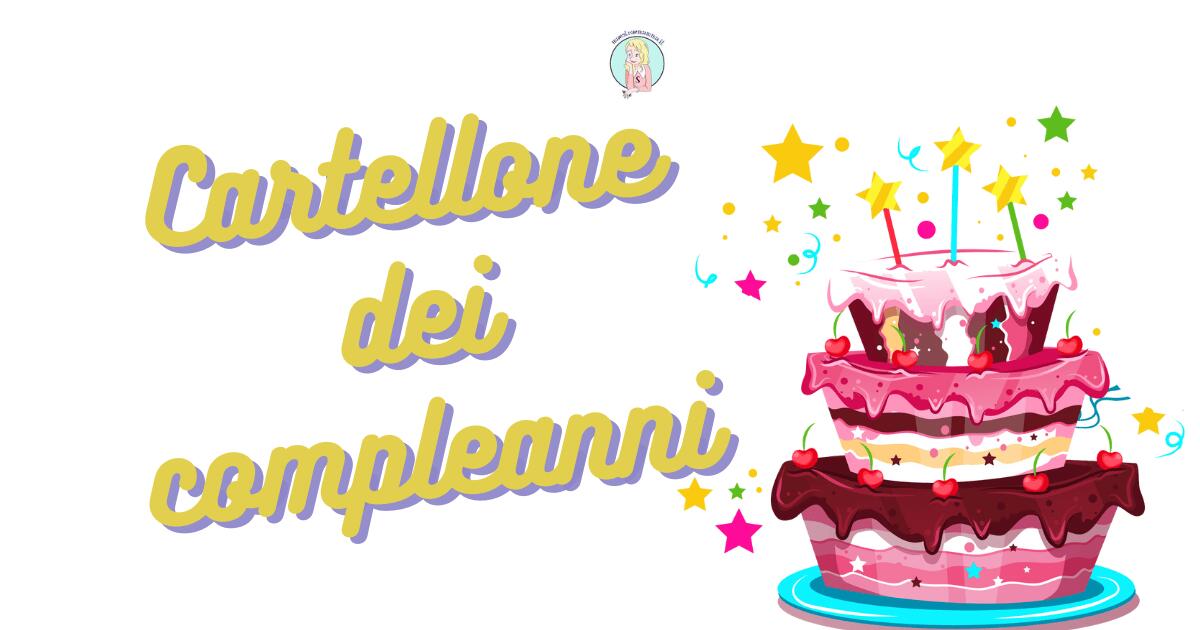 Cartellone dei compleanni - 