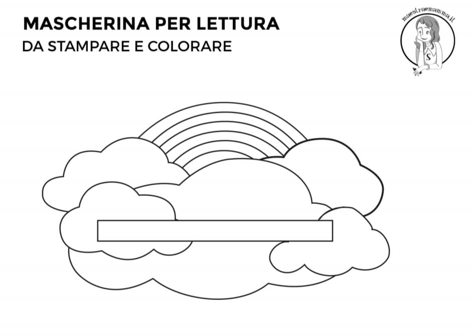 mascherina per lettura dsa da stampare