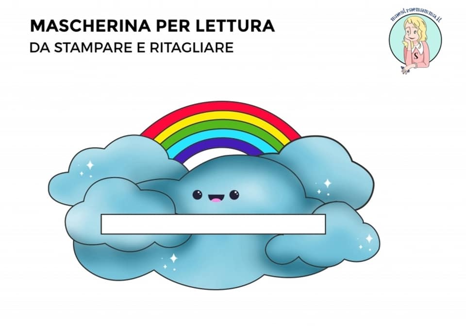 mascherina per lettura dsa da stampare